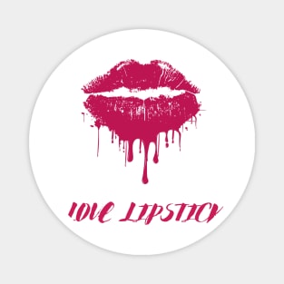 Love lipstick drippy hoodies dripping design Magnet